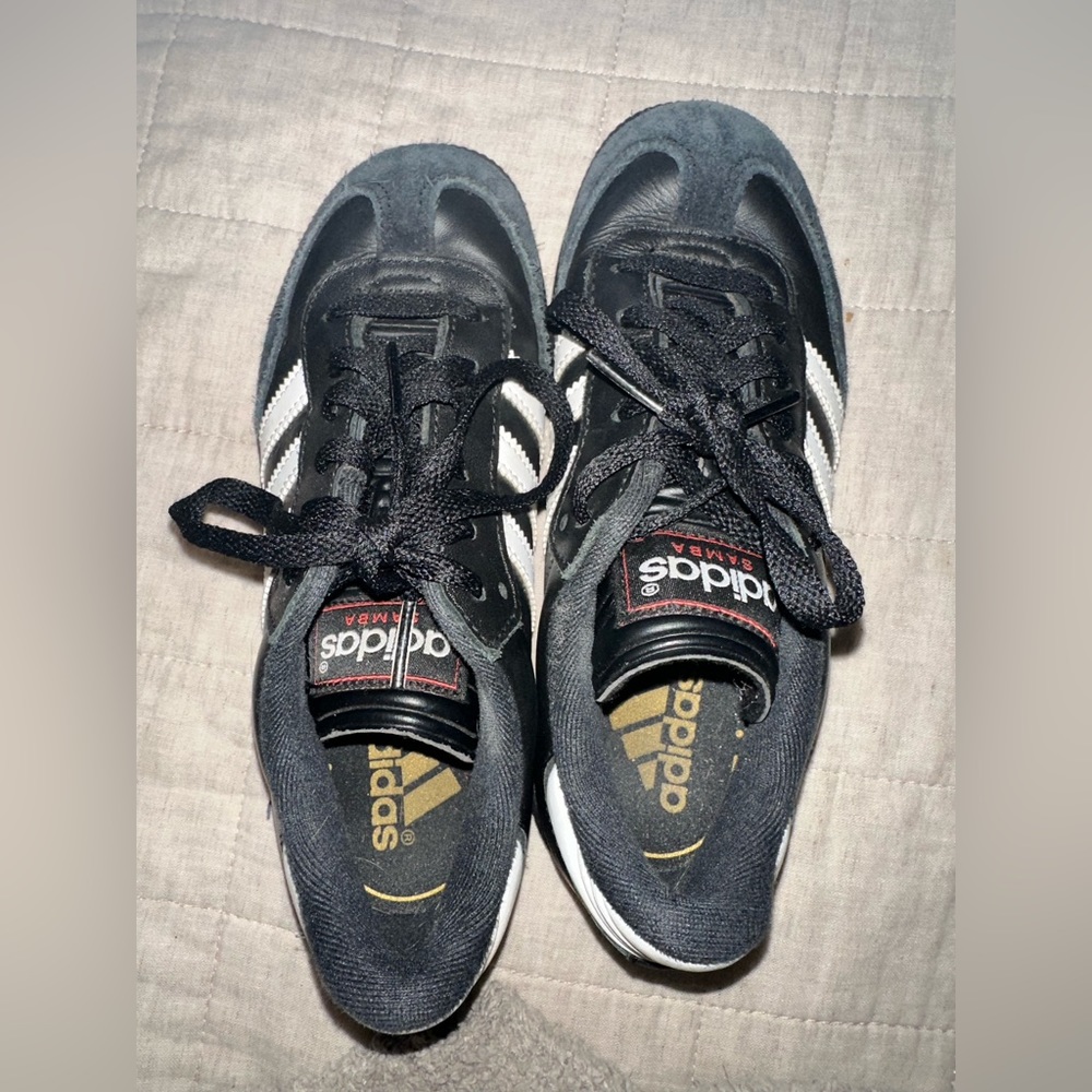 adidas Samba OG Athletic Shoe - Little Kid - Core Black / Cloud White